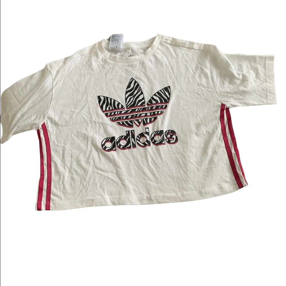 NWOT girls Adidas top sz 11-12y